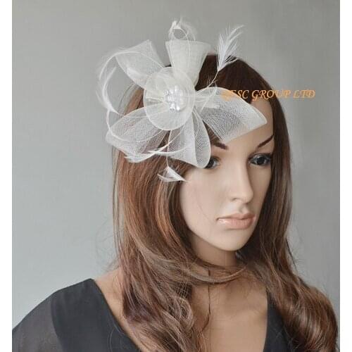 Simple Crin Fascinators womens hat Wholesale,trim crin flower&bead flower for kentucky derby,ascot races,melbourne cup,wedding