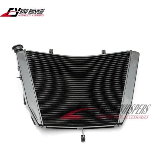 Motorcycle Aluminum Black Cooler Cooling Radiator For Suzuki GSXR600 GSXR750 GSXR 600 750 2006-2013 K6 K8 L0 L1 L2 L3