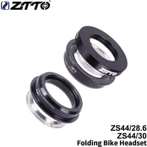MTB Road Bike steering column Headset 44mm 1-1/8" 28.6mm Straight Tube Fork MTB Bike Frame Low Profile Semi-integrated ZS44