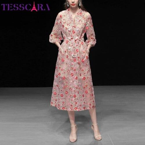 Женские осенние плащи TESSCARA China At AliExpress