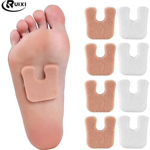 U Shaped Callus Pads For Feet Soft Pads For Pain Relief & Foot Care Self-adhesive Foot Callous Cushions Forefoot Insoles