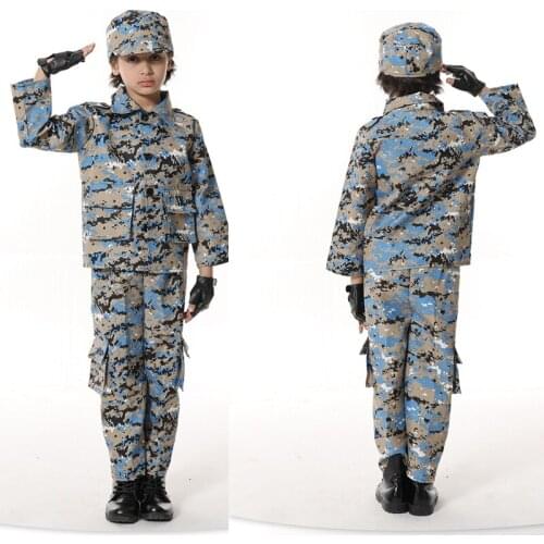 US Army Uniform Marine corps Costume Special Forces Snow camouflage uniform cosplay