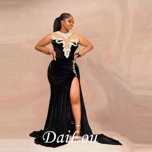 Trumpet/Mermaid Sleeveless Split-Front Floor-Length Empire Evening Dress 2021