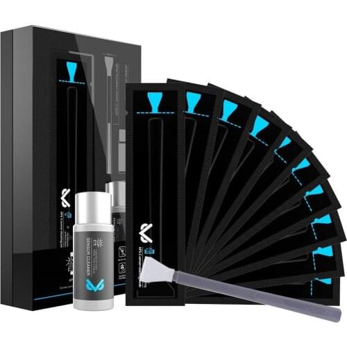 VSGO NEW APS-C Camera Cleaning Kit VS-S02E Sensor Swab ×10 + Sensor Cleaning Solution 10ml for Digital SLR CCD CMOS Clean