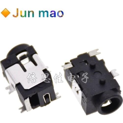 10PCS DC031A DC Power Supply Jack Socket Female Panel Mount Connector 3.5mm 1.35mm DC-031A 3.5*1.35