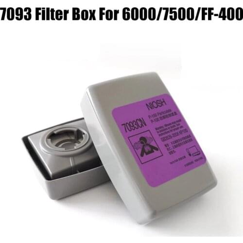 2021 2pcs/1pair 7093CN Filtering Cartridge Replaceable Filter Box For 6000/7500/FF-40 Series Mask Accessories Painting Spraying