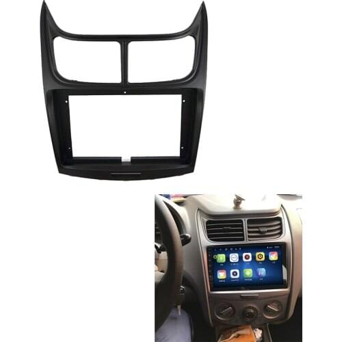 9Inch 2DIN Car Audio Radio Big Screen Fascia Frame Adapter DVD Dash Fitting Panel Frame Kit for Chevrolet Sail 2011
