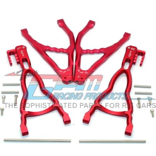 Aluminum rear suspension arm set for the Traxxas Summit, E-Revo