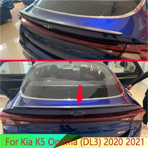 For Kia K5 Optima (DL3) 2020 2021 Car Accessories ABS Chrome Side Rear Window Spoiler Cover Trim Molding Garnish Bezel Styling