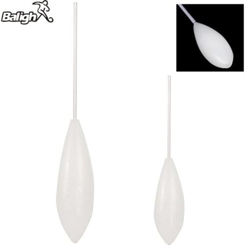 Balight 5pcs Acrylic Fishing Float Bobbers Upward Float Bombarda Fishing Float 15/20/25/30/40/50g Sbirolino Sea Fishing Float