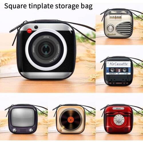 KISSCASE Headphones Storage Box USB Hard Case Earphone Bag Key Coin Bag Waterproof For Headphone Memory Card USB Cable Organizer