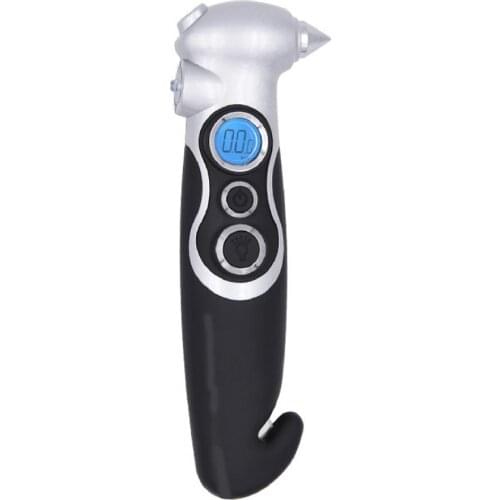 Durable High Quality LCD Display Tire Pressure Meter Lightweight Tire Pressure Gauge 4-in-1 for ATV