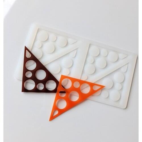 Diy Silicone Chocolate Decorative Mold Triangle Fondant Candy Mould Cake Decorating Making Home Kitchen Handmade Baking Tools