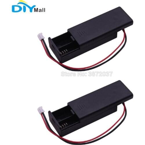 For BBC Micro:bit Microbit 2pcs AAA Battery Holder Case Cover Box Shell 3V PH2.0 Interface 2 Pin 2pcs/lot