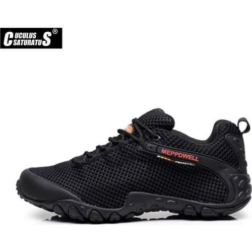 Mountain trekking shoes men hiking shoes men waterproof ultra-light climbing shoes outdoor sports shoes men 224-6-11
