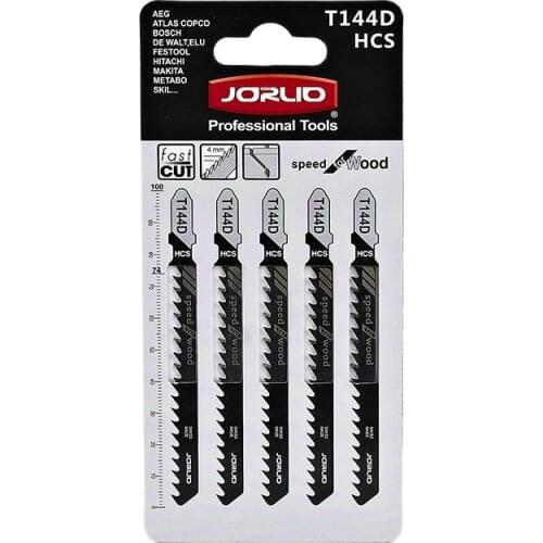 HCS Jigsaw Blade T144d T-Shank Reciprocating Cutting Set For Woodworking Power Tool