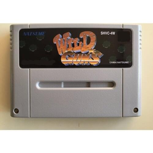 Game cards : WILD GUNS ( Japanese NTSC Version!! )