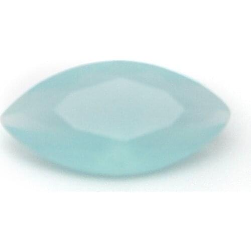 Marquise Cut 5x10mm 6x12mm Milky Green Glass Crystal Stones Spacer for Garment Jewelry High Quality