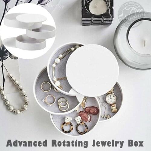 Hot Sales Fashion Portable Velvet Jewelry Ring Jewelry Display Organizer Box Tray Holder Earring Jewelry Storage Case Showcase