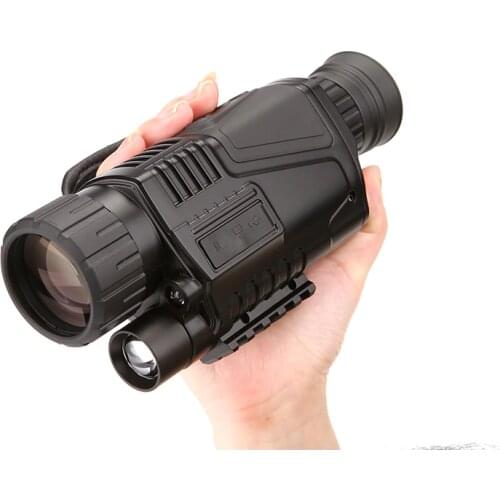 Hunting monocular night vision WG540 infrared digital night vision monoculars with 16G TF card all black 5X40 200M range