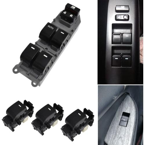 Lighted LED Power Single Window Switch for Toyota RAV4 RAV 4 Camry Corolla Yaris Vios Highlander Backlight Left Hand Drive