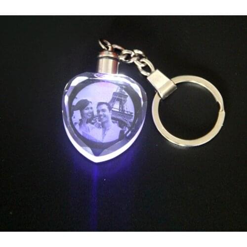 Private Custom Picture DIY Crystal Photo Album with Changing Color LED Lighting Octagonal Laser Engraved Wedding Album for Gifts