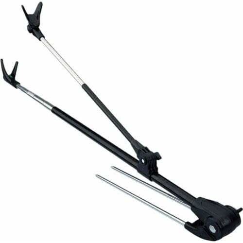 Fish Rod Stand Bracket Angle Adjustable Fishing Rods Holder Telescoping Fishing Tool Hand Rod Holder 1.7M-2.4M