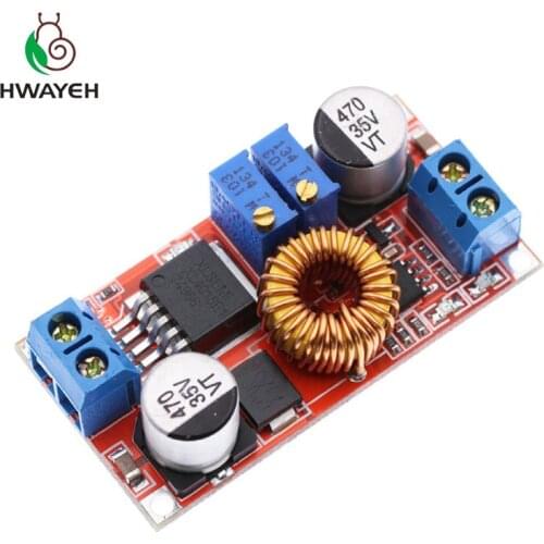 1pcs 5A DC to DC CC CV Lithium Battery Step down Charging Board Led Power Converter Lithium Charger Step Down Module hong