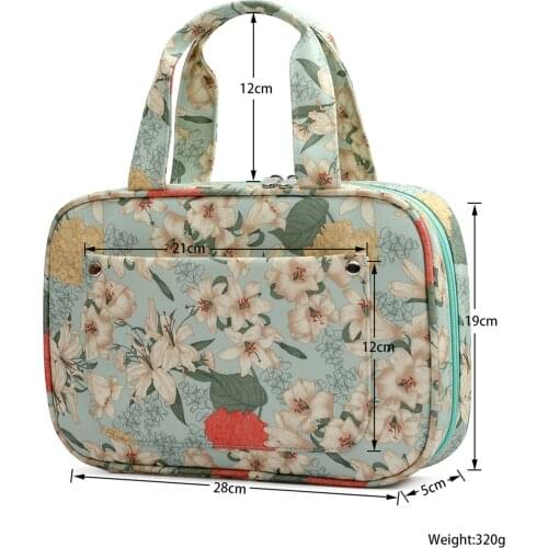 Portable Travel Organizer Crochet Hooks Case Accessories Empty Zipper Bag