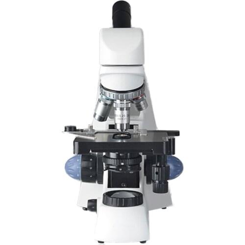 Professional Biological Microscope 40X-1000X with Coaxial coarse and Fine Adjustment Top/Bottom LED for Lab Slides Watching