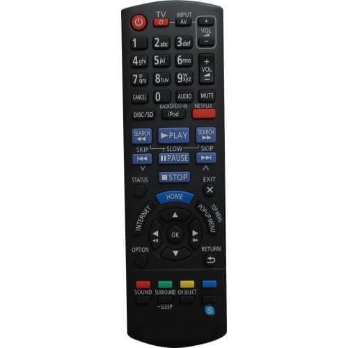 Remote Control For Panasonic SC-BTT190P SC-BTT195P N2QAYB000630 SC-BTT196P SC-BTT490P Blu-ray DVD Home Theater System