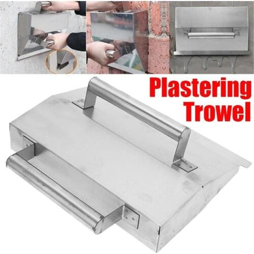 Stainless Steel Plastering Skimming Trowel Scraping Dust Handheld Wall Smoth Tool Tiling Decoration Tools