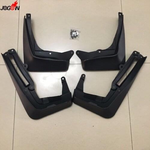 High Quality PP Plastic 4pcs Car Mudguards Front Rear Splash Mud Flaps Fender For BMW 7 series 2017 G11 G12