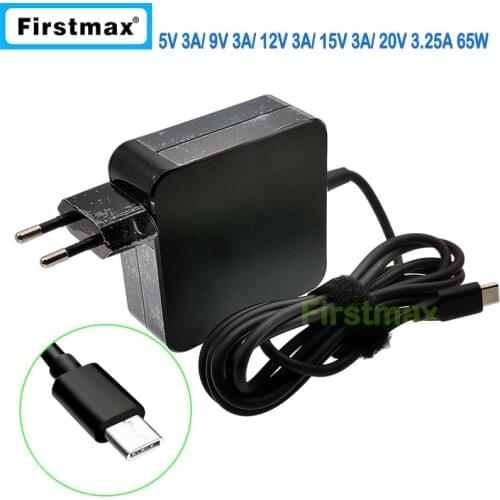65W USB-C type C ac power adaper laptop charger for HP EliteBook 735 G5 918170-002 TPN-AA03 860209-850