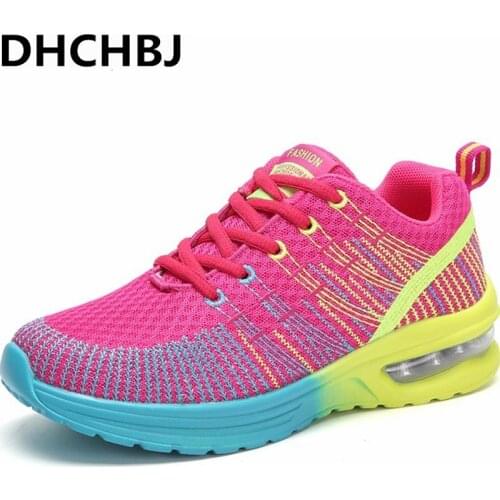 2019 Breathable Women Running Shoes Women Sneakers Woman Sports Shoes Sport Summer Shoes Tennis Woman Red Training