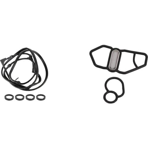 12341-Pr3-000 Oe for Honda B-Series Vtec Valve Cover Gasket Tube Seal Set with Upper + Lower VTEC Solenoid Gasket
