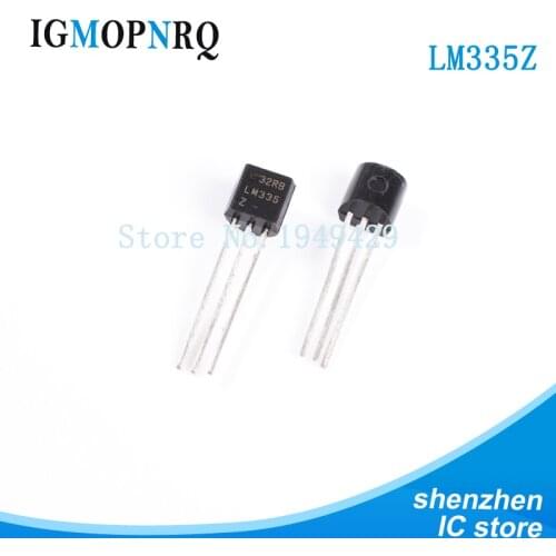 5PCS LM335Z TO-92 LM335 Board mounted temperature sensor Precision 1 Deg Cel new