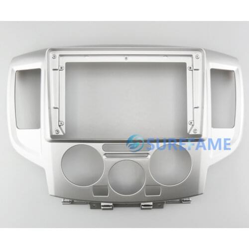 9 inch Car Fascia Radio Panel for 2009 NISSAN NV200 Dash Kit Install Facia Console Bezel 9inch Adapter Trim Plate Cover Frame