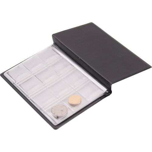 120 Pockets Coins Album Collection Book Commemorative Coin Storage Holders PVC Coin Album Collection Book Gifts