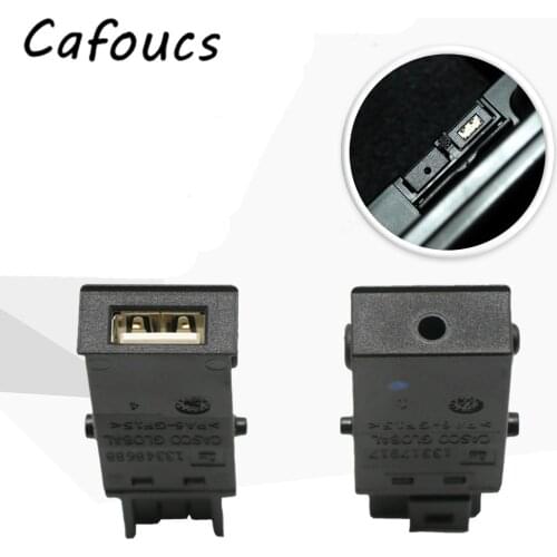 Cafoucs Center Console USB Charger Socket Car Adapter Charging Port For Chevrolet Cruze 2008-2012