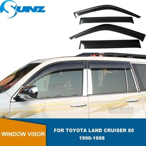 Side Window Deflectors For Toyota Land Cruiser 80 Prado Lc80 Fj80 1990 1991 1992 1993 1994 1995 1996 1997 1998 Rain Visor SUNZ
