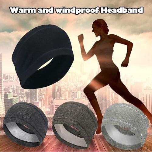 Yoga Cycling Riding Elastic Warm Headband Outdoor Sports Workout Fitness Breathable Windproof Running Headwrap Hairband Winter