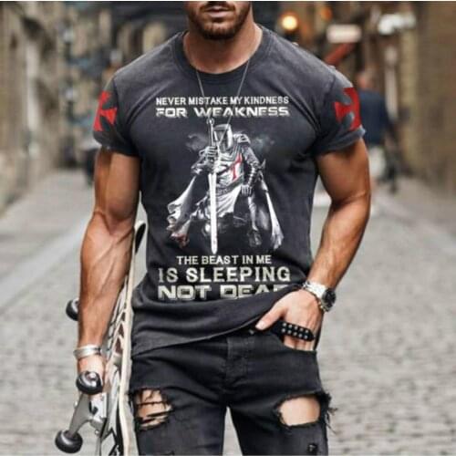 Cool Mens 3d Printed T-shirt Round Neck Breathable Short Sleeve Summer Newest Creative Personality Shirt Oversized Male T-shirt