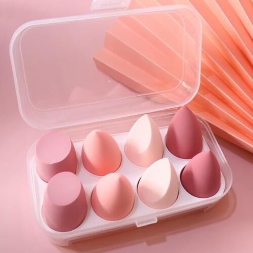 BIIIYI 4pcs makeup tools, eggs, beauty eggs, no powder, super soft puff, makeup, foundation, makeup, sponge tools, wet and dry s