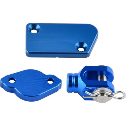 NICECNC Rear Brake Clevis & Brake Reservoir Cover Cap For Yamaha YZ125 250 YZ250F 450F YZ125X 250X YZF WRF250 450 2016-2018