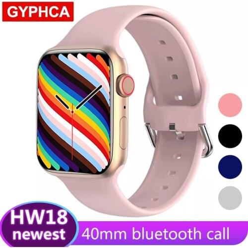 Original IWO HW18 Smartwatch Series 6 Bluetooth Call DIY Face Smart Watch Men Women Fitness Clock For Androis iOS PK HW22 HW19