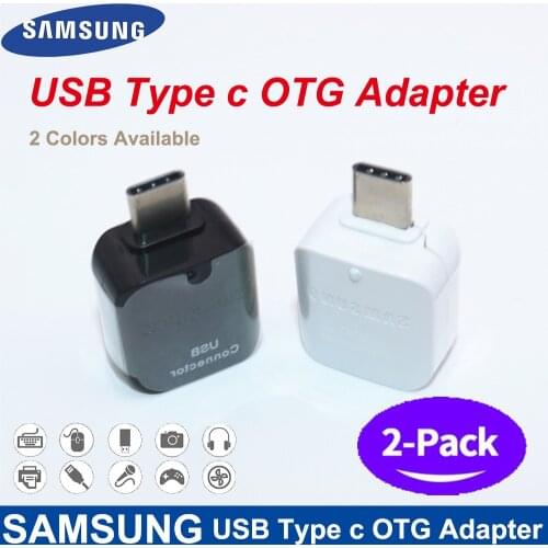 Original samsung USB 3.1 TYPE C OTG Data Adapter For Galaxy S8 S9 Plus Note 8 9 A8 2018 support pen drive/Keyboard/Mouse/U Disk