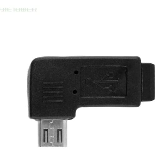 90 Degree Right Angle Adapter micro USB Type A B male to mini USB feMale NEW 300pcs/lot