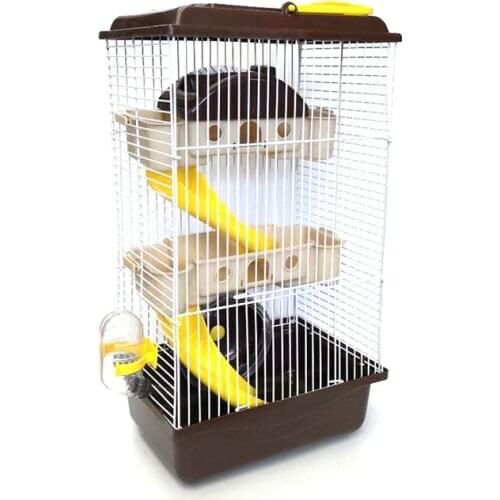 Factory direct new three-storey villa hamster cage golden silk bear cage villa hamster supplies three-storey villa WF