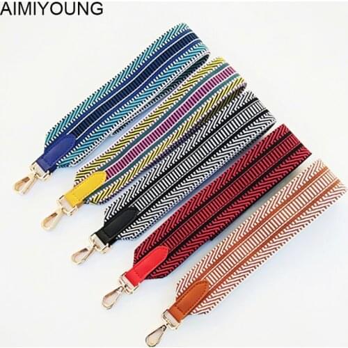 AIMIYOUNG Bag Strap Handbag Belt Wide Shoulder Bag Strap Replacement Strap Accessory Bag Part Adjustable Belt For Bags 100cm